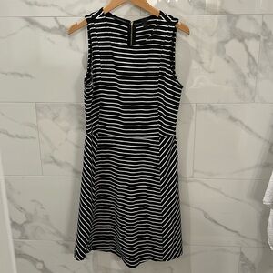 J.crew black and white dress. Size 6.